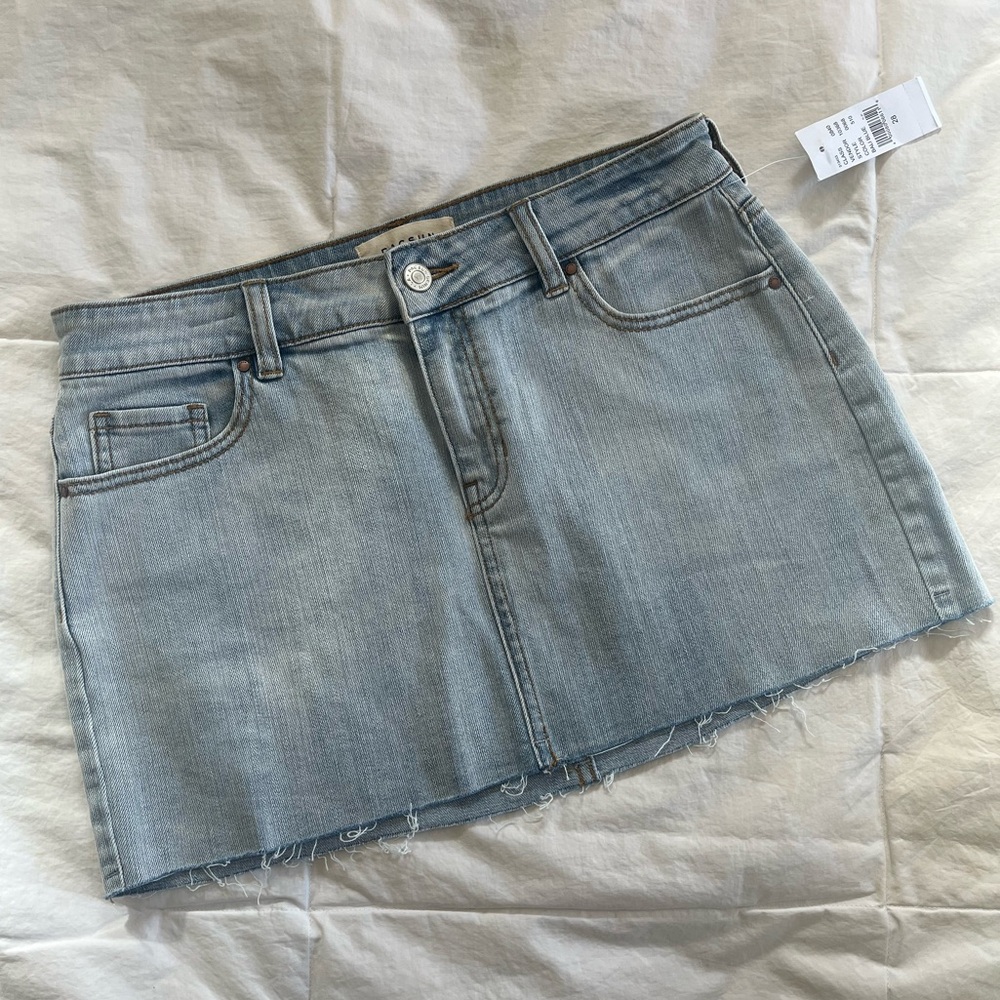 NWT Light Blue Denim Mini Skirt from PacSun